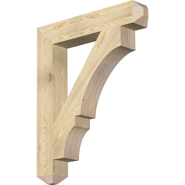 Ekena Millwork Balboa Craftsman Rough Sawn Bracket, Douglas Fir, 6"W x 36"D x 44"H BKT06X36X44BOA04RDF - main